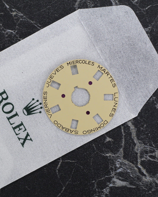 NEW Rolex 3055-5135-102 Day-Date Wheel Spanish Week Champagne Settimana 5055