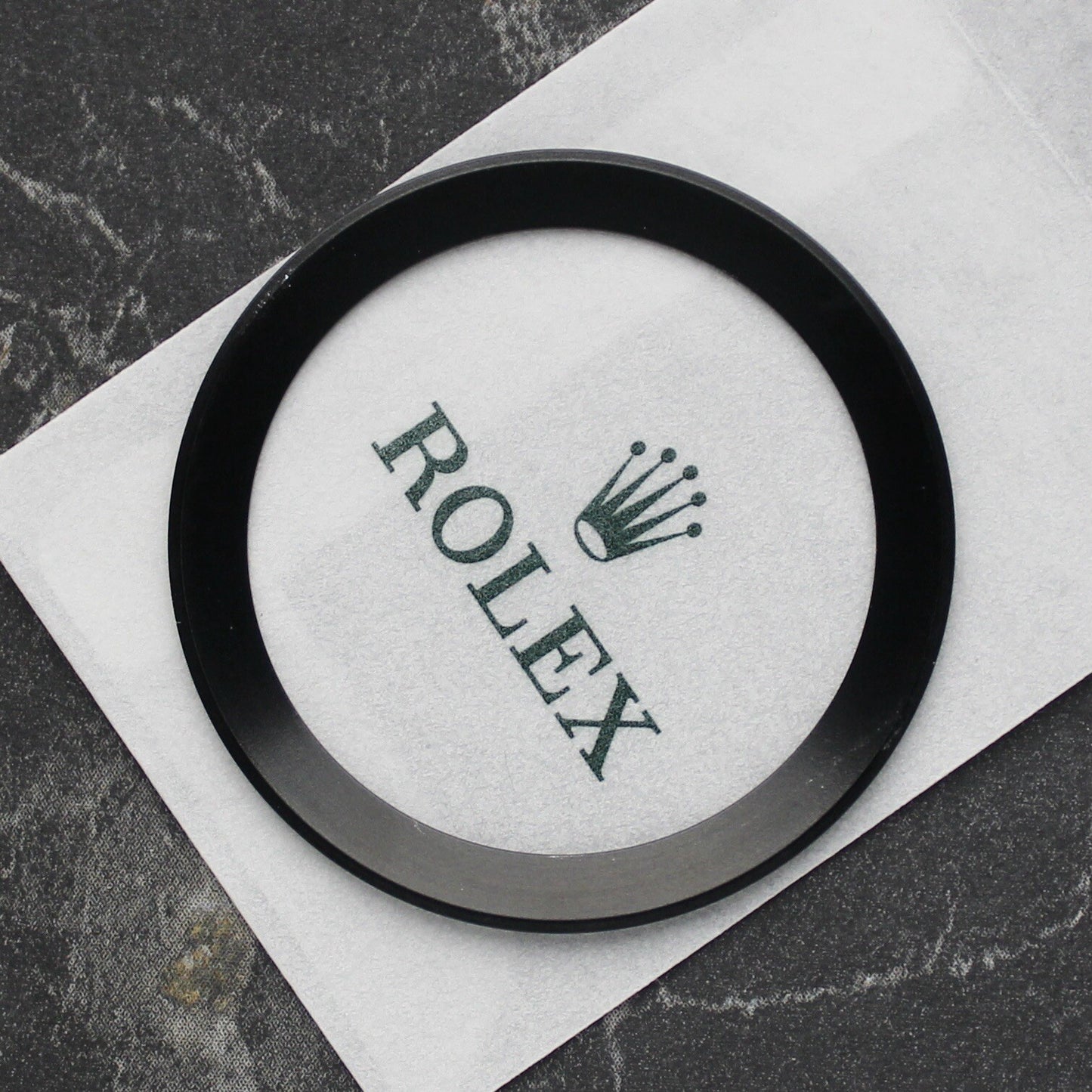 NEW Rolex 315-16750-1 GMT Master 1675 Inserto Ghiera Nera Originale