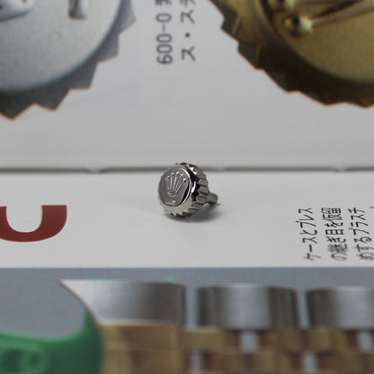 Rolex 24-531-0 New Model Original Steel Crown Corona Acciaio Genuine