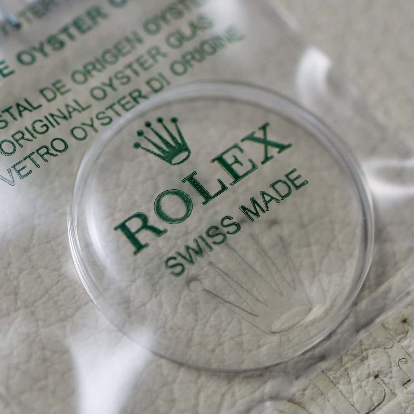NEW RARE Rolex 25-T38 Crystal Vetro Plexi Dome No Lens GMT 1675 16750 Expl 1655