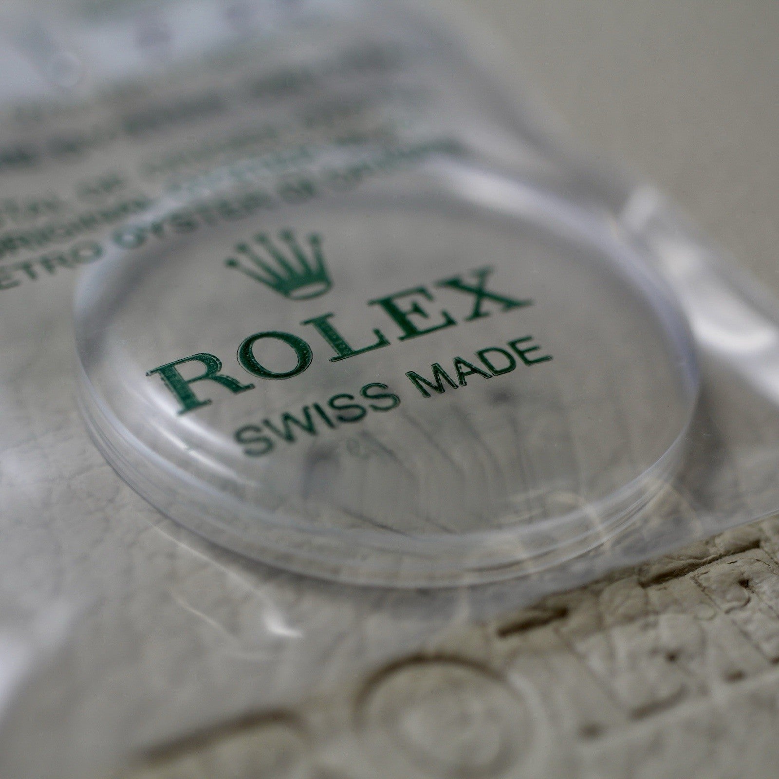 NEW Rolex 25-T32 Crystal Vetro Plexi Glass Dome Old Production Milgauss 1019