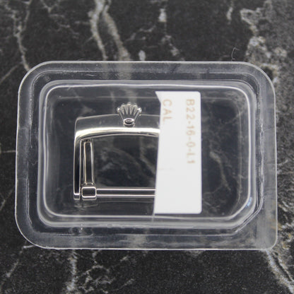 NEW Rolex B22-16-0-L1 Fibbia Acciaio Attacco Cinturino 16mm Originale In Blister
