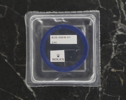 NEW Rolex Submariner  315-116618-1 Blue Bezel Ceramic Insert Chromalight Lume