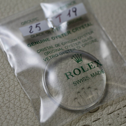 NEW Rolex 25-T19 Crystal Vetro Plexi Glass Dome Submariner 5512 5513 Tropic