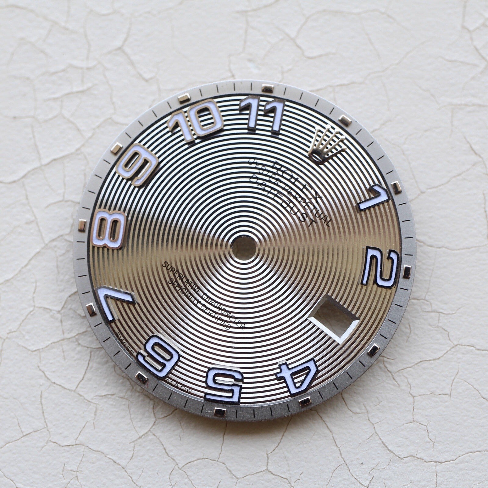 Rolex Datejust Quadrante Grigio Concentric Dial Numeri 116200 116234 Silver