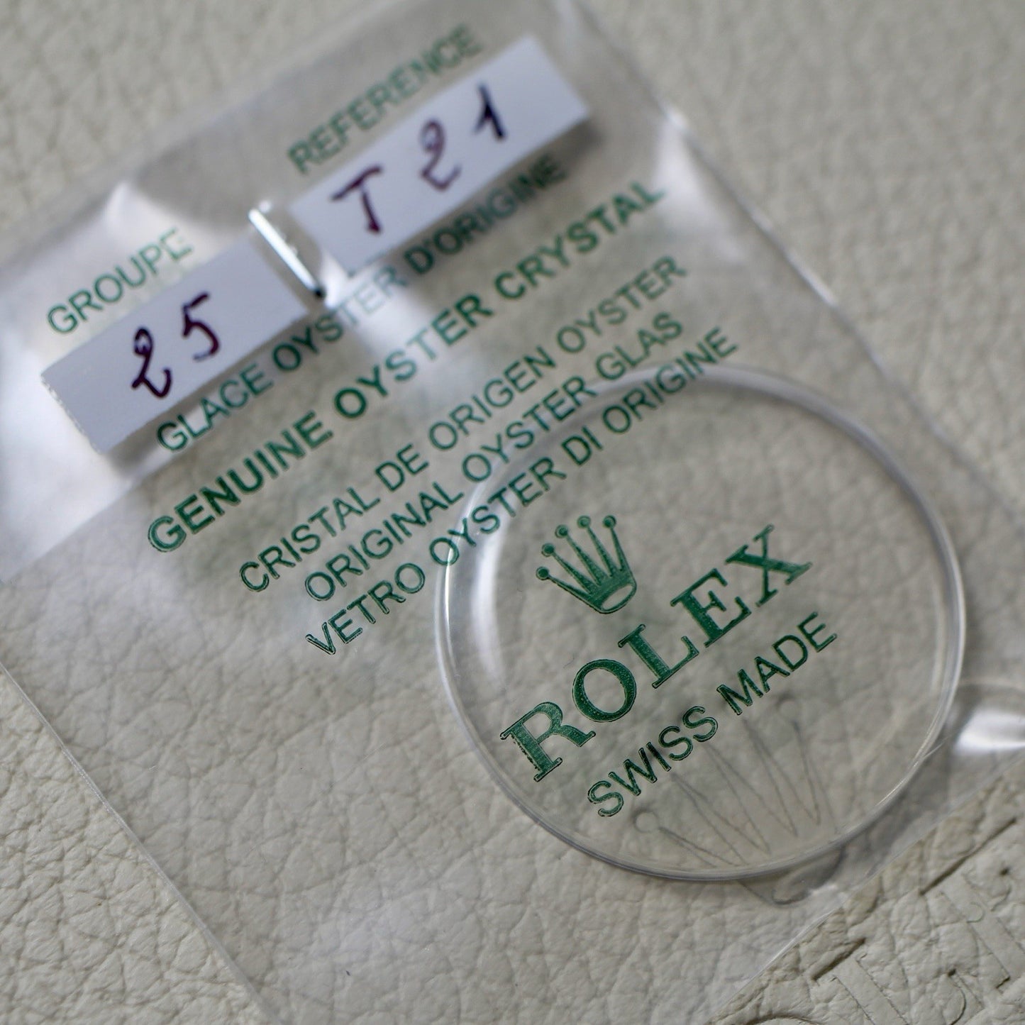 NEW Rolex 25-T21 Crystal Vetro Plexi Glass Dome Daytona 6239 6240 6241 6262 6265