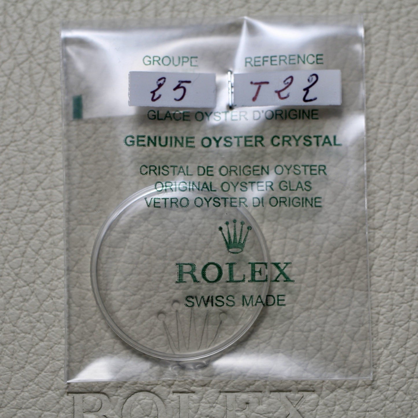NEW Rolex 25-T22 Crystal Vetro Plexi Glass Dome Explorer 1016 5518 6610