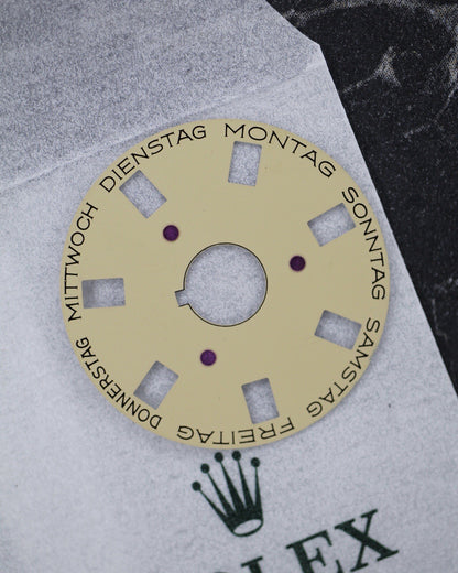 NEW Rolex 3055-5135-105 Day-Date Wheel German Week Champagne Settimana 5055