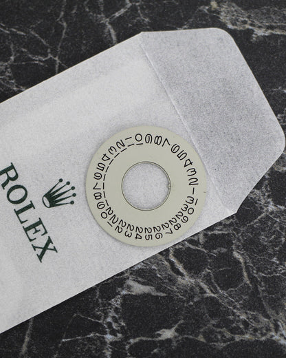 NEW Rolex 3055-5134-2 Day-Date Indicator Grey Datewheel Genuine Bianco Data 5055
