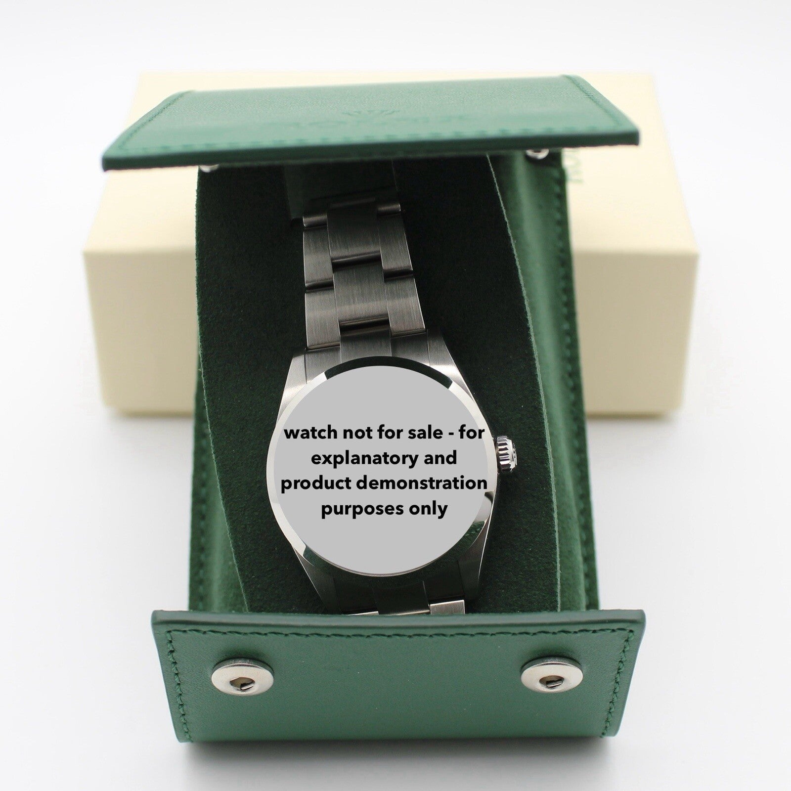 BRAND NEW Rolex Watch Leather Travel Case Box Custodia Astuccio Porta Orologio