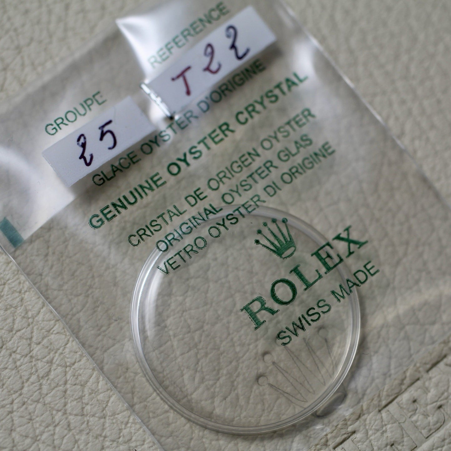 NEW Rolex 25-T22 Crystal Vetro Plexi Glass Dome Explorer 1016 5518 6610