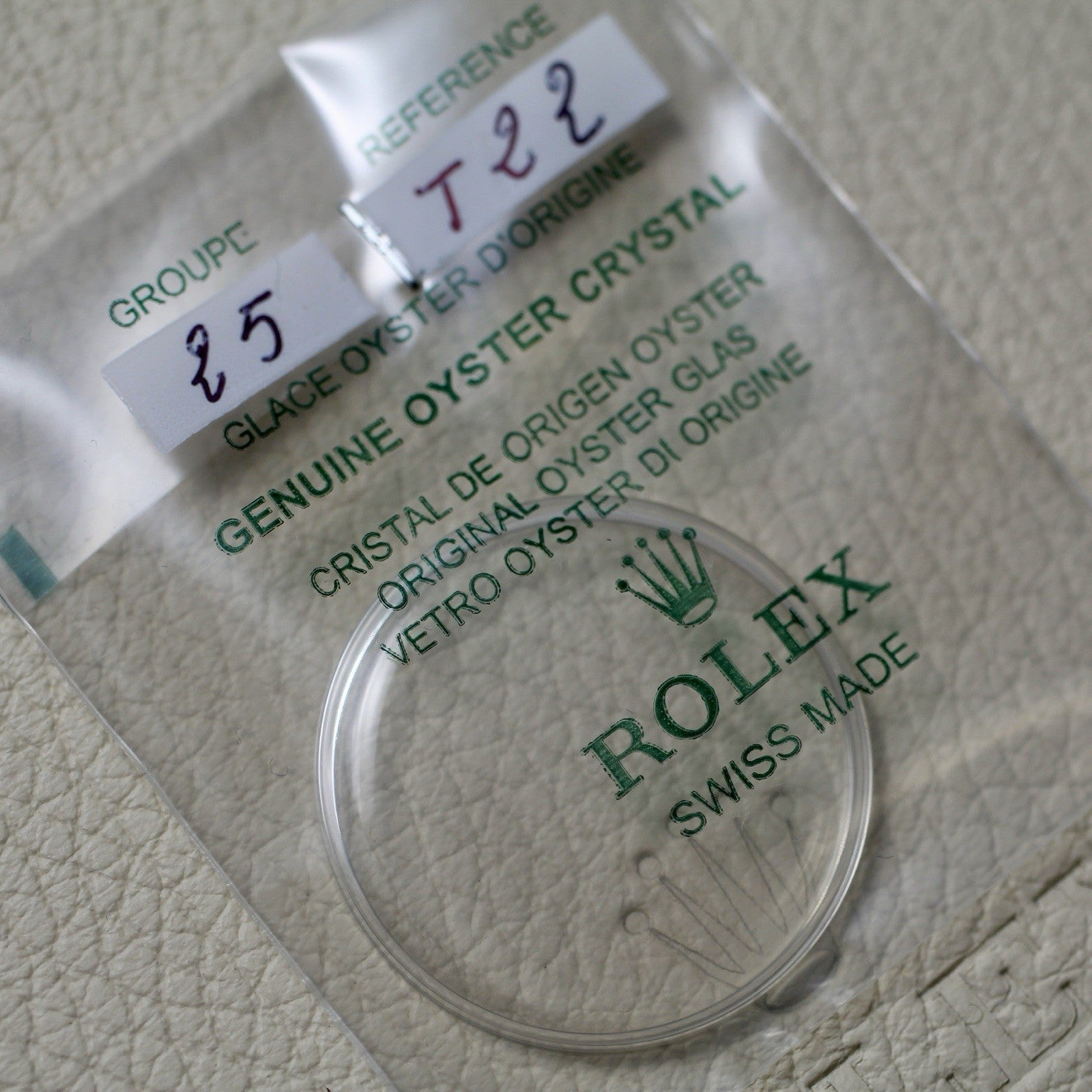 NEW Rolex 25-T22 Crystal Vetro Plexi Glass Dome Explorer 1016 5518 6610