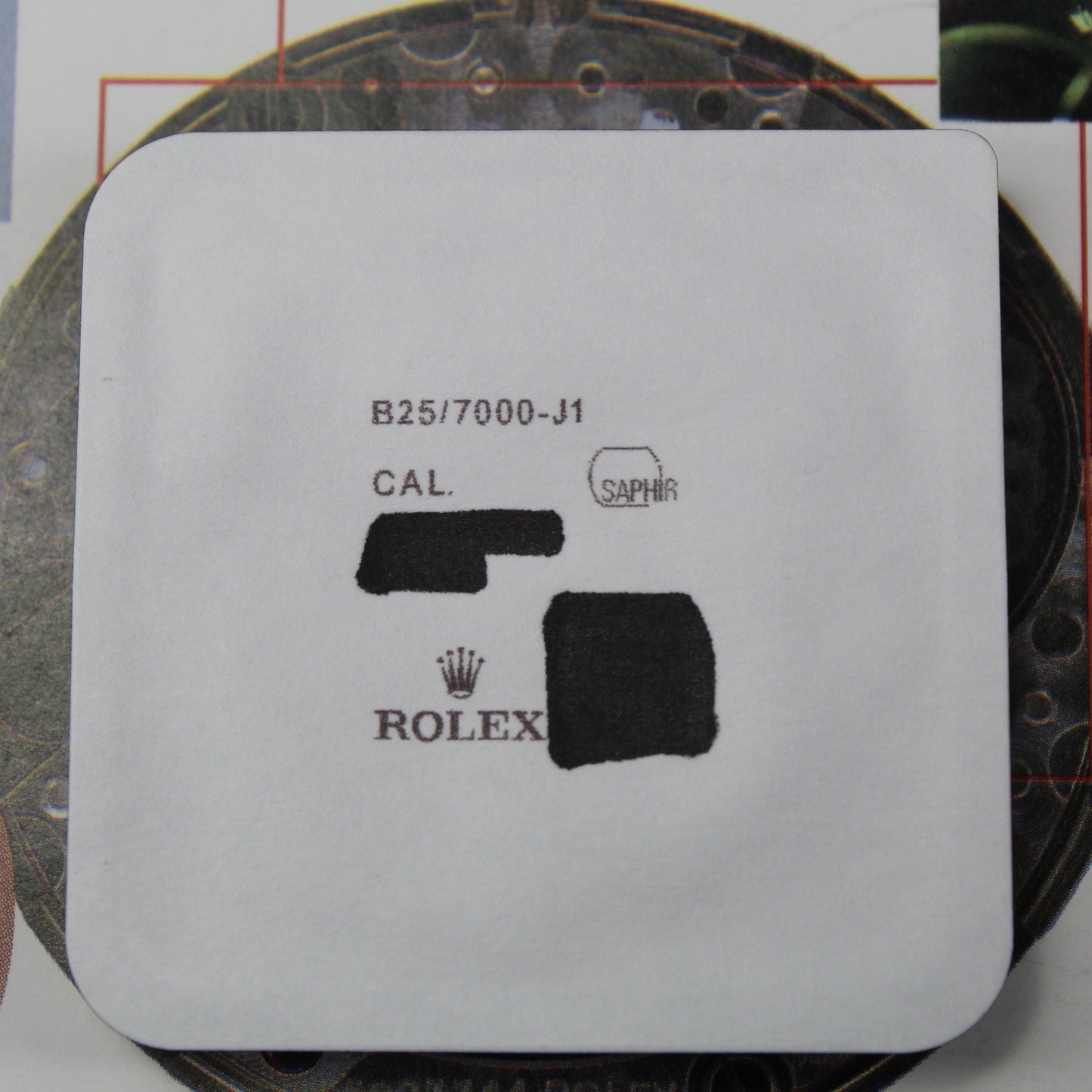 NEW Rolex 25-7000 -J1 Vetro Zaffiro Originale Daytona 16520 116520 116500 126500
