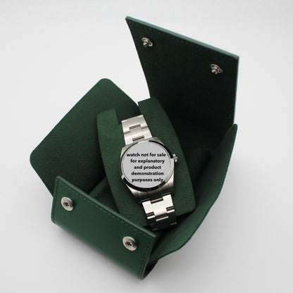 BRAND NEW Rolex Watch Leather Travel Case Box Custodia Astuccio Porta Orologio