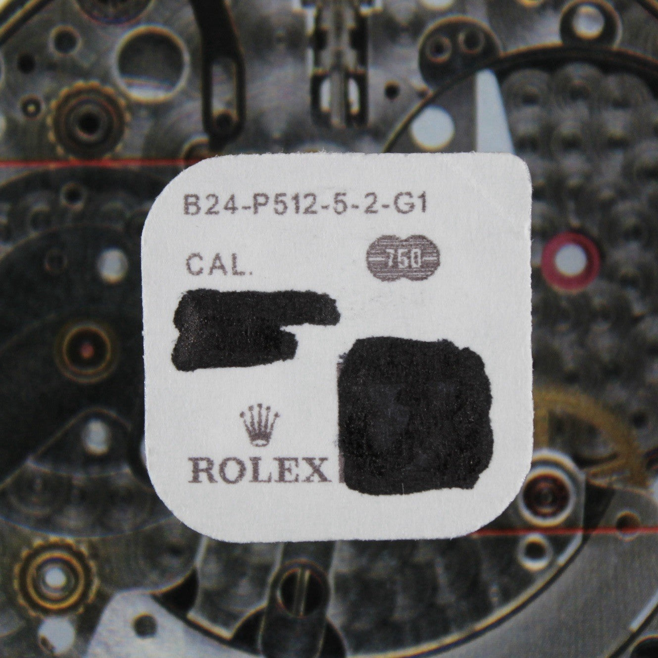 NEW Rolex 24-P512-5-2 Daytona Pulsante Oro Rosa 18k Originali 116505 116515 126x