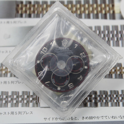 NEW Rolex Daytona 116509 116519 Quadrante Nero Racing Luminova Originale Blister