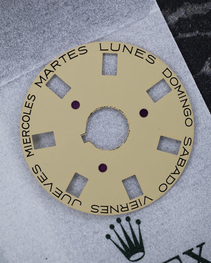 NEW Rolex 3055-5135-102 Day-Date Wheel Spanish Week Champagne Settimana 5055
