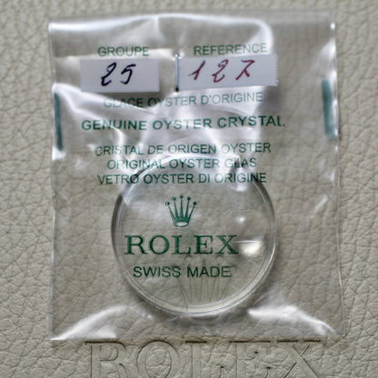 NEW Rolex 25-127 Crystal Vetro Plexi Glass Submariner 1680 Top Hat No Edge