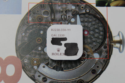 NEW Rolex 2230-330 Ruota Grande Mediana Originale In Blister