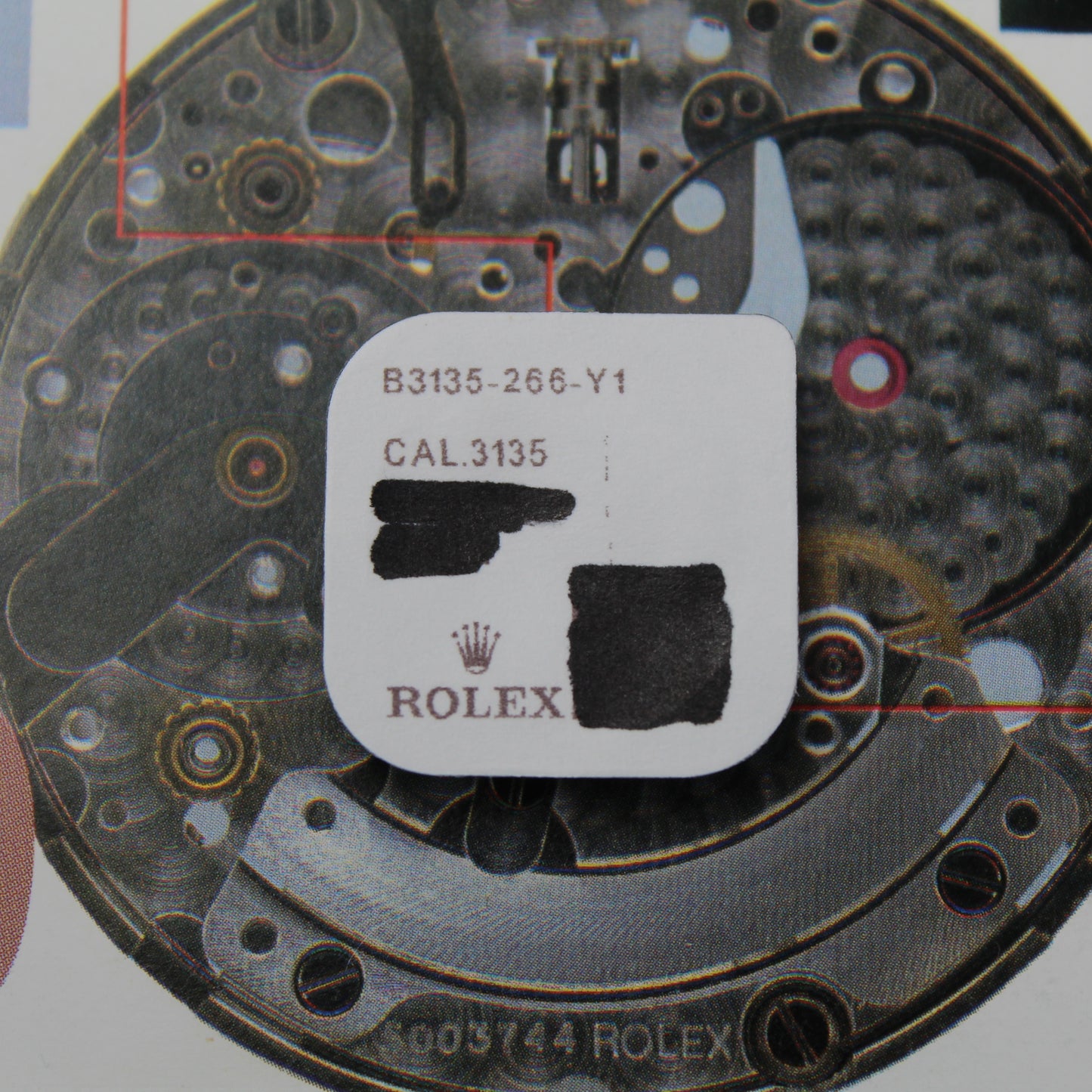 NEW Rolex 3135-266 Bascula del Rinvio Nuovo In Blister
