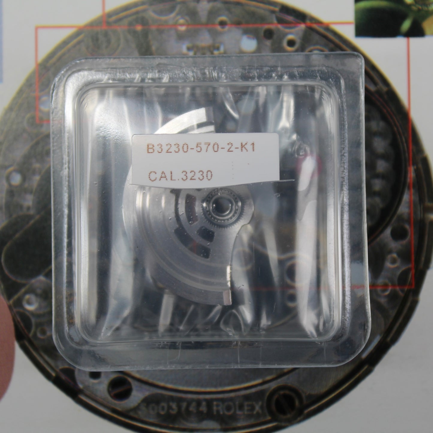 NEW Rolex 3230-570-2 Rotore Massa Oscillante Nuovo In Blister