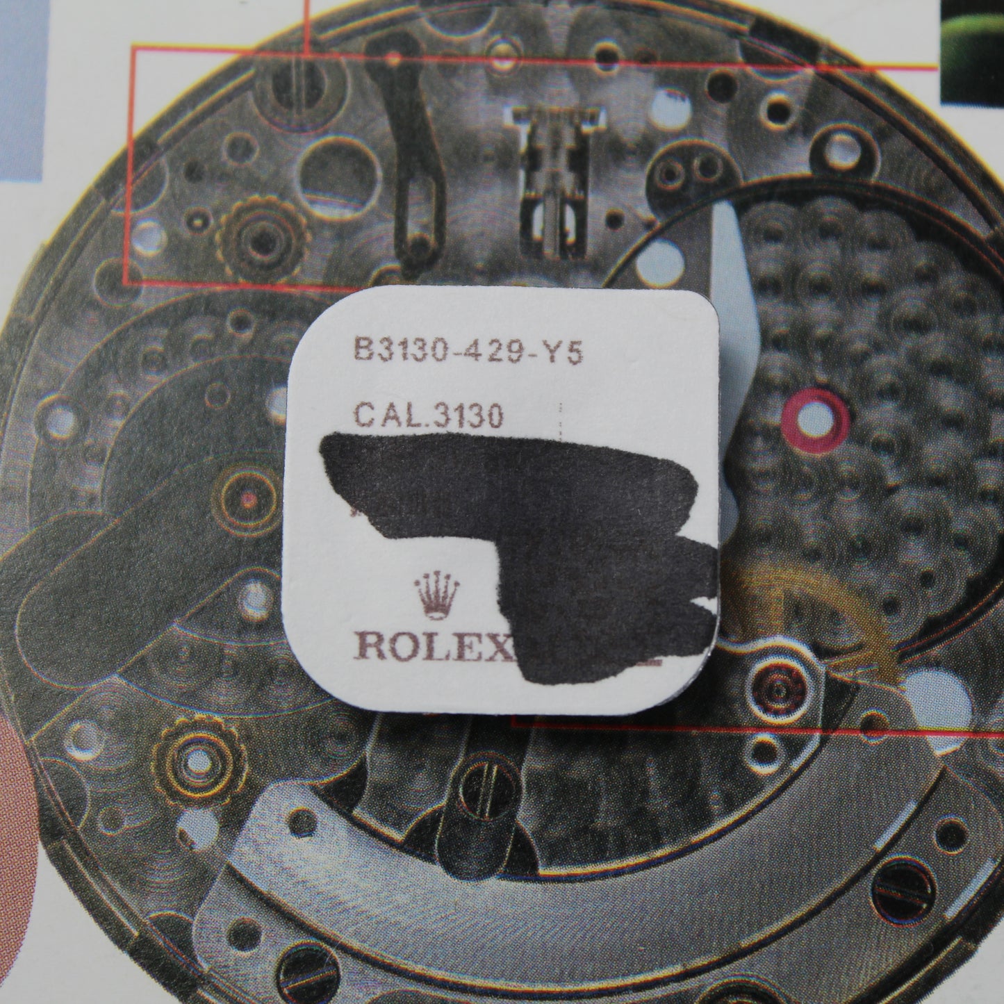 NEW Rolex 3130-429 Asse del Bilanciere Nuovo In Blister x1pc