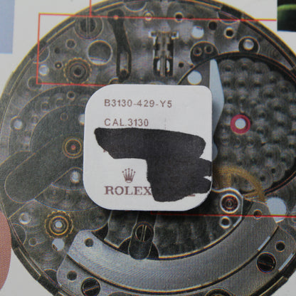 NEW Rolex 3130-429 Asse del Bilanciere Nuovo In Blister x1pc