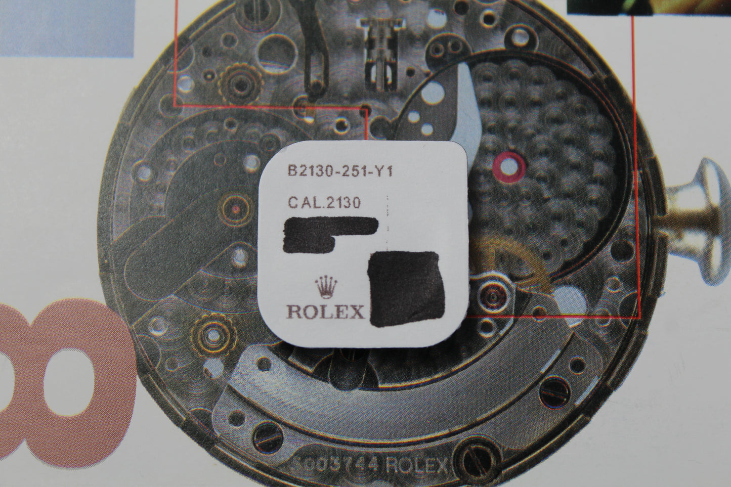NEW Rolex 2130-251 Ruota Rinvio Intermedio Originale In Blister