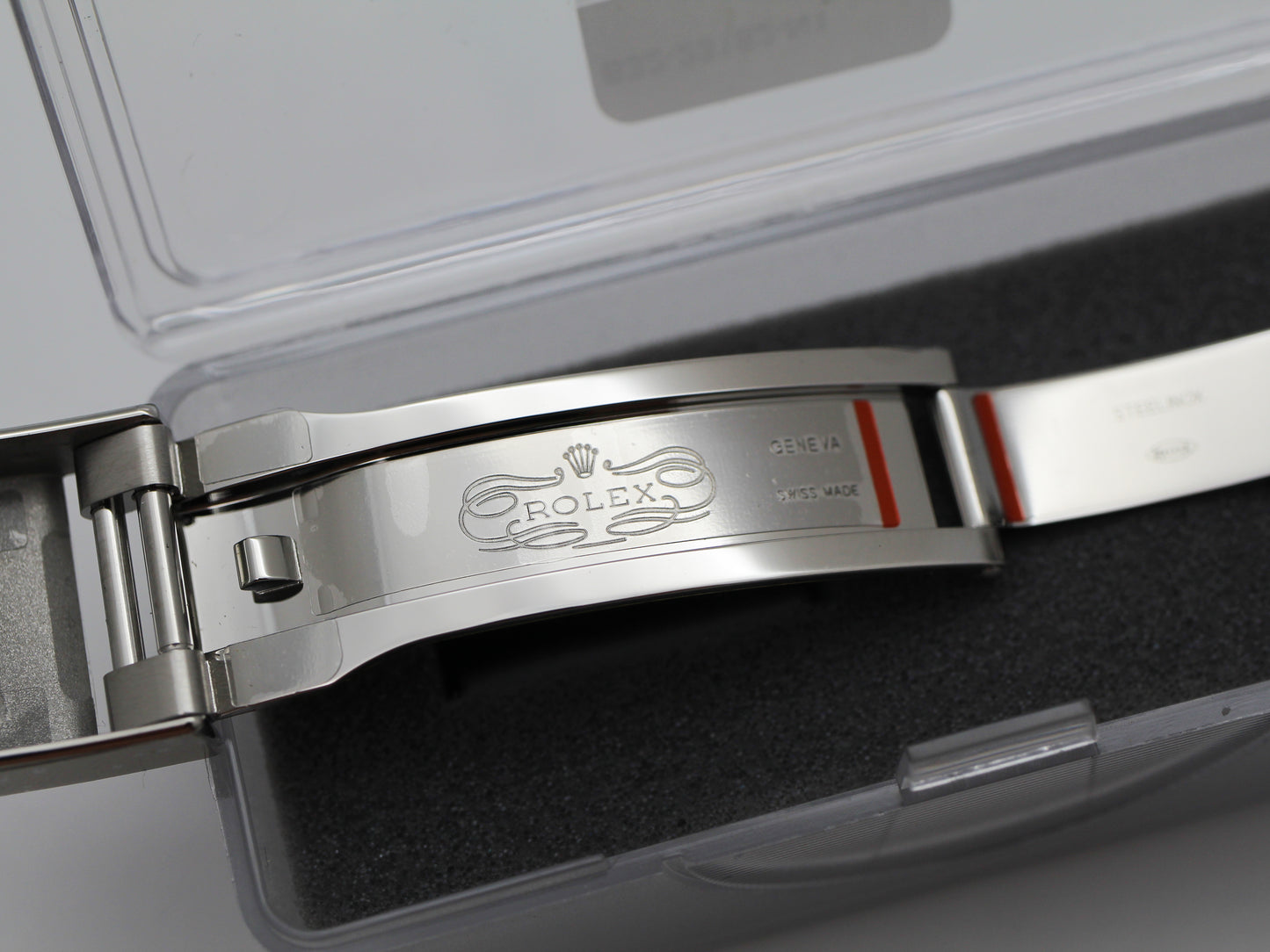 NEW Rolex B32-23182-N1 Chiusura Deployante Clasp Oyster SEL Full Stickers GMT 116710 Daytona 116520 116500LN