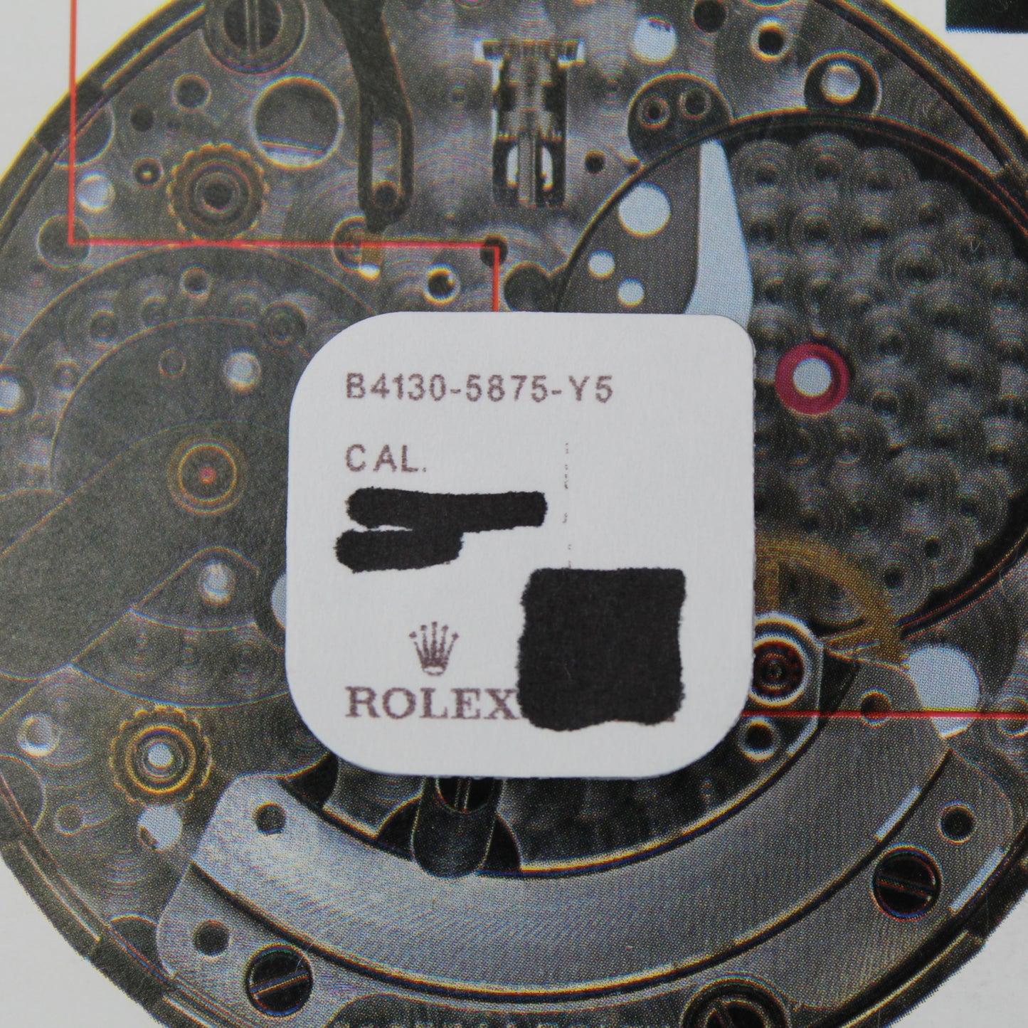 NEW Rolex 4130-5875 Vite della Bascula di Rimessa a Zero Nuovo In Blister x1pc