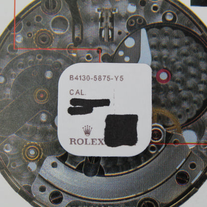 NEW Rolex 4130-5875 Vite della Bascula di Rimessa a Zero Nuovo In Blister x1pc