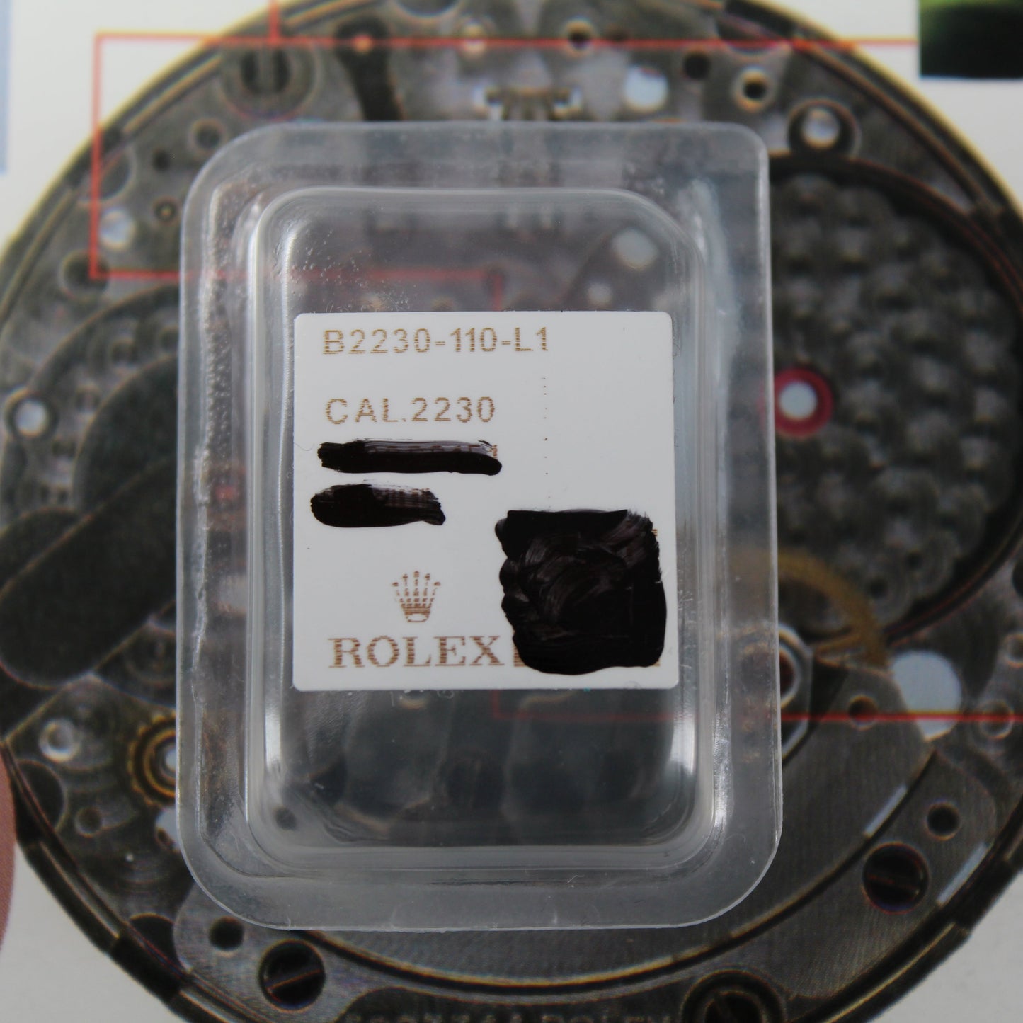 NEW Rolex 2230-110 Ponte del Ruotismo Originale In Blister