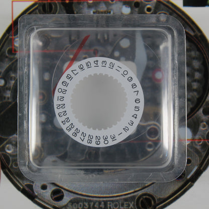 NEW Rolex 3235-111 Disco Data Bianco Nuovo In Blister