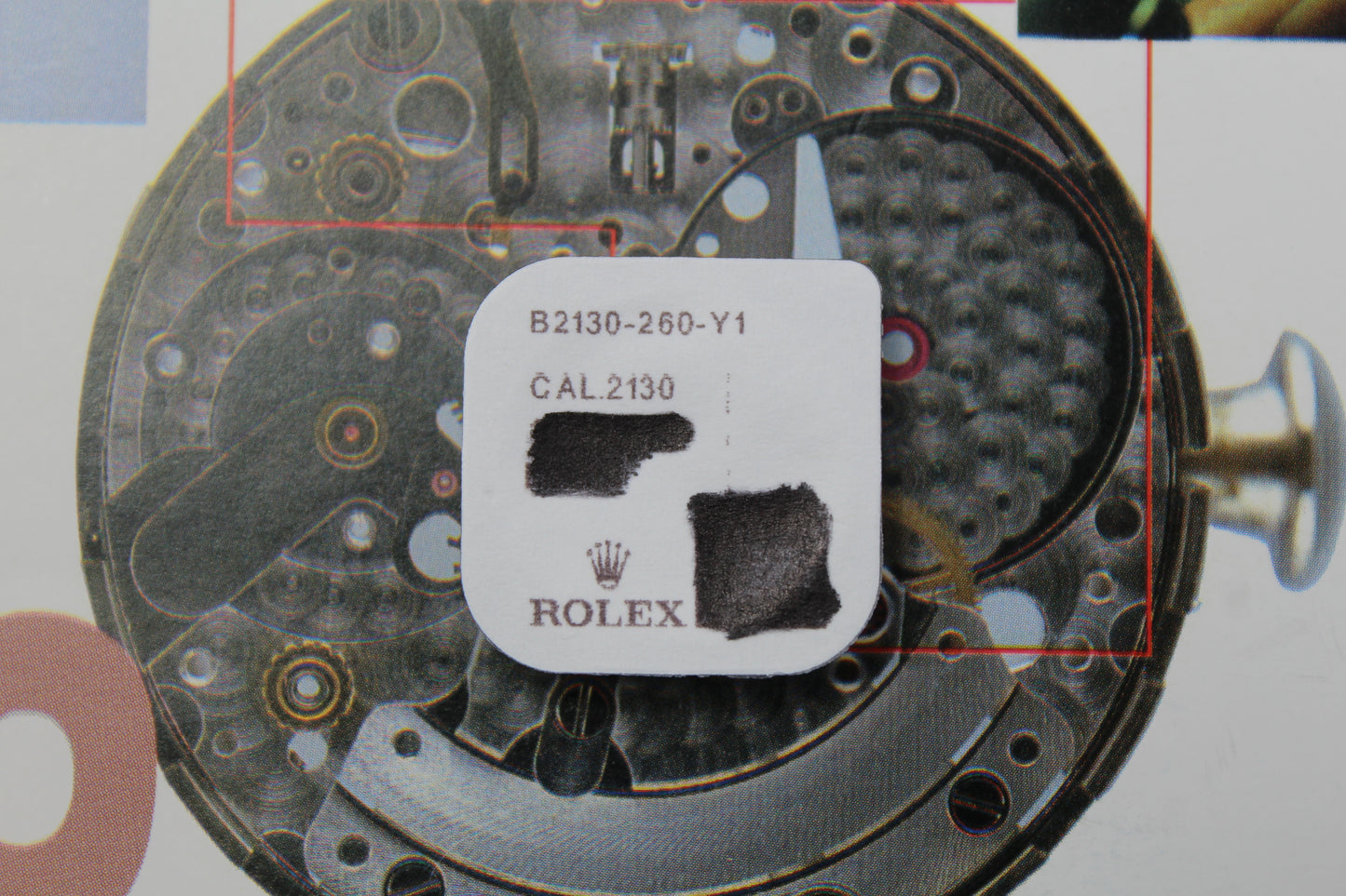 NEW Rolex 2130-260 Ruota Della Minuteria Originale In Blister