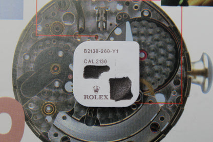NEW Rolex 2130-260 Ruota Della Minuteria Originale In Blister