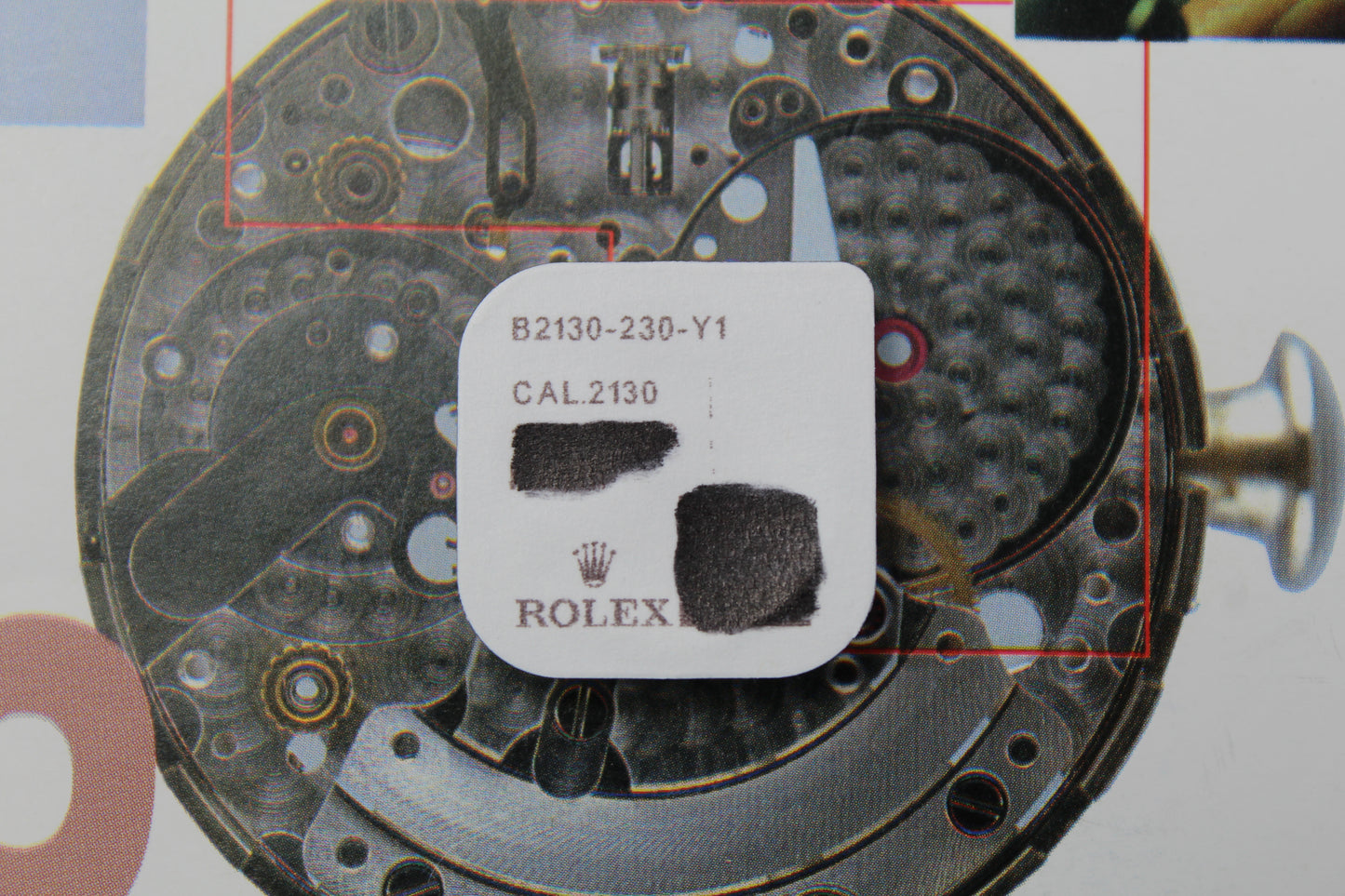 NEW Rolex 2130-230 Scatto del tiretto Originale in Blister 2135
