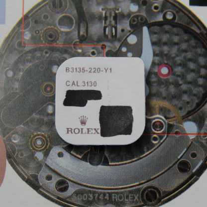 NEW Rolex 3135-220 Tiretto Nuovo In Blister