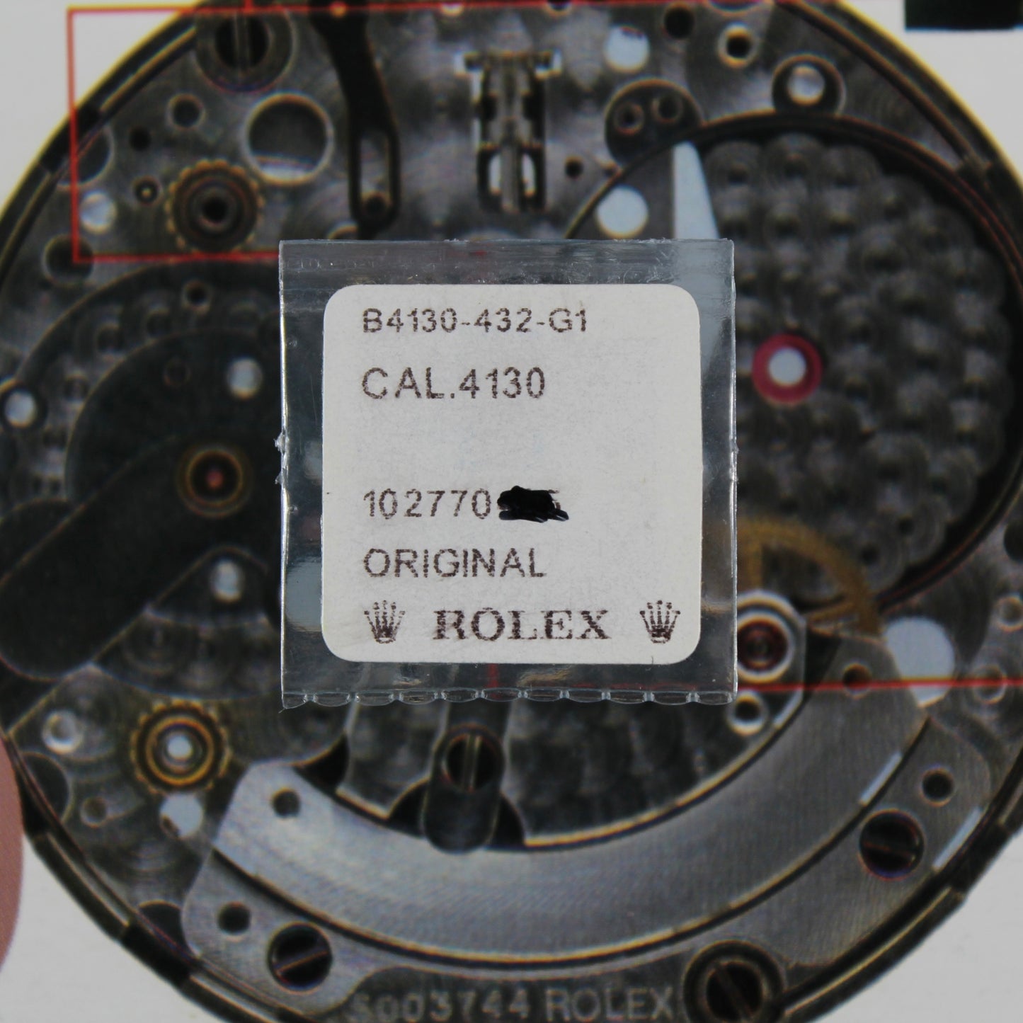 NEW Rolex 4130-432 Bilanciere con Spirale Breguet Nuovo In Blister