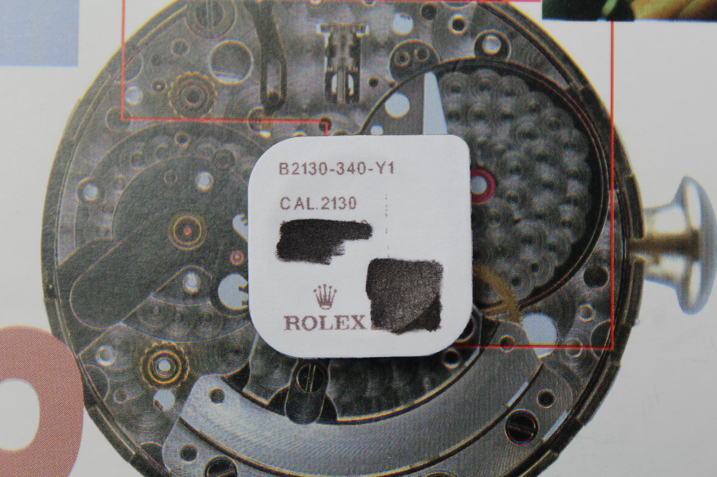 NEW Rolex 2130-340 Terza Ruota Mediana Originale In Blister