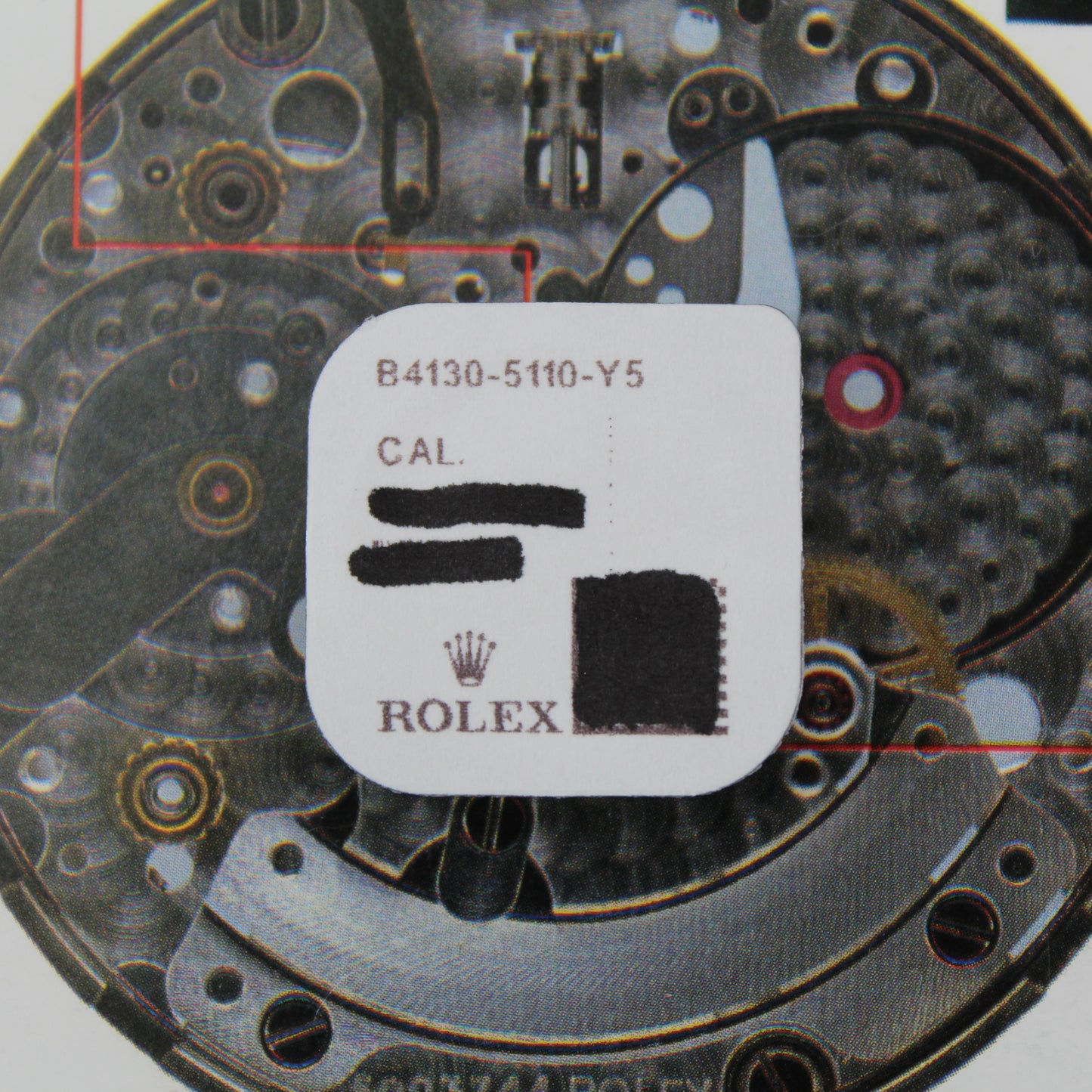 NEW Rolex 4130-5110 Vite Ponte Nuovo In Blister x1pc