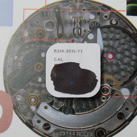 NEW Rolex 31A-5513 Pallino Luminoso/Inserto Ghiera Lume DOT Submariner Nuovo in Blister
