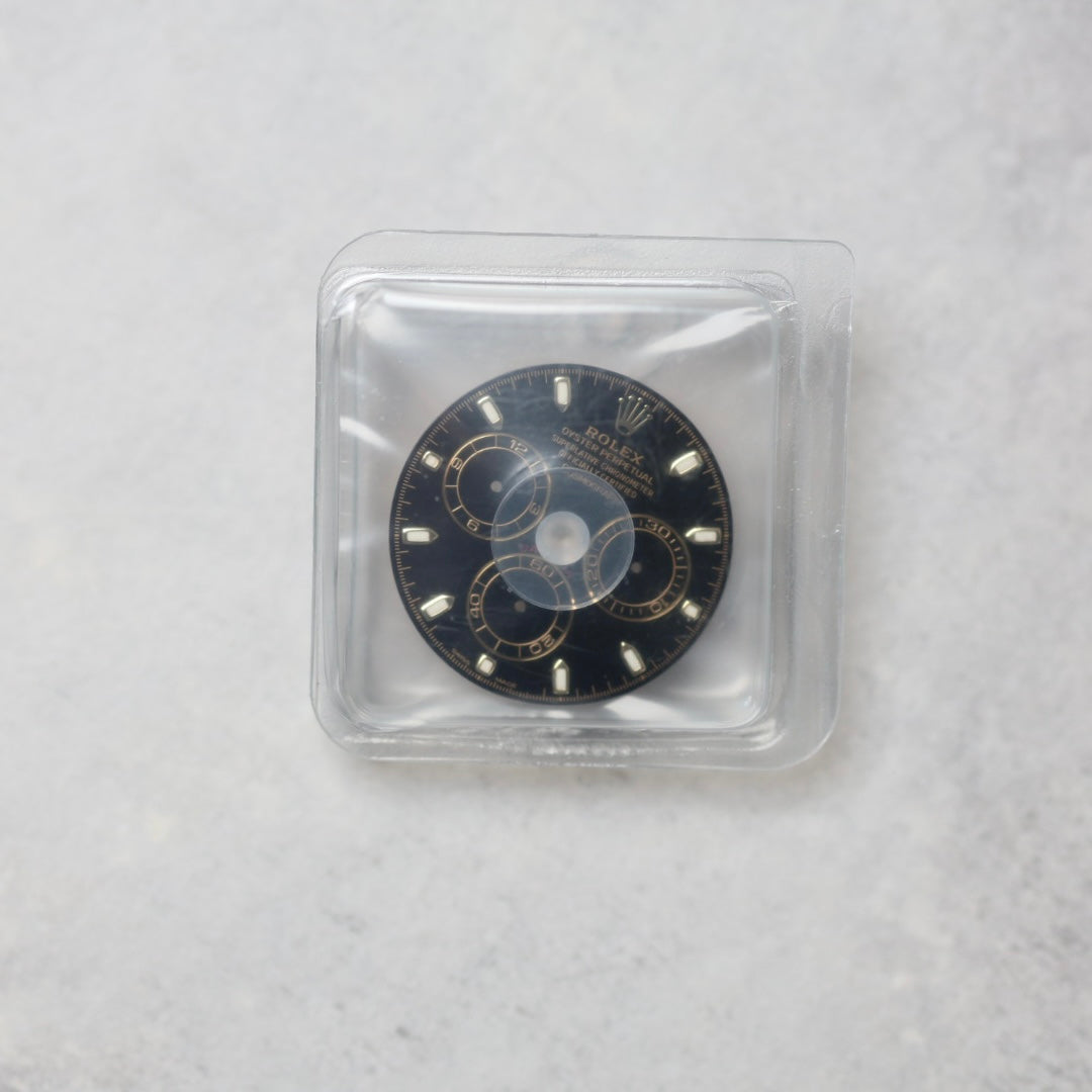NEW Rolex Daytona 116503 116508 116518 116523 116528 Quadrante Nero Chromalight 4130 Nuovo in Blister