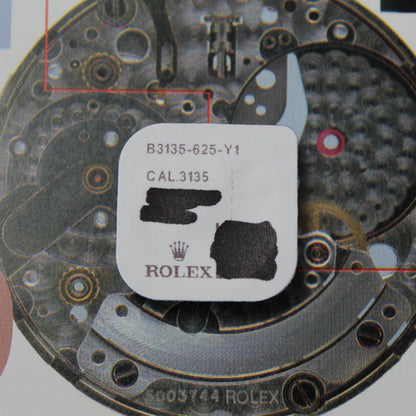 NEW Rolex 3135-625 Ruota della Data Nuova In Blister