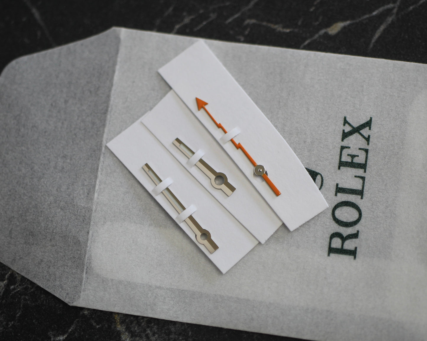 NEW Rolex 410-116400 Milgauss Set Lancette 116400GV Kit Luminova 3131