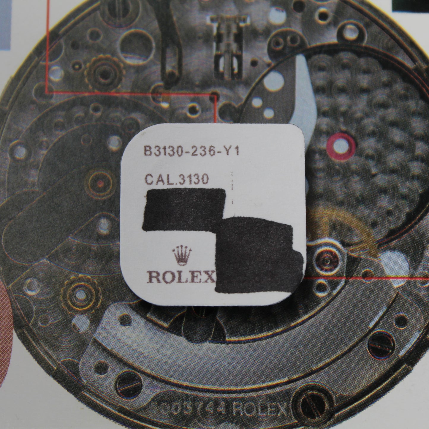 NEW Rolex 3130-236 Coprimeccanismo Nuovo In Blister