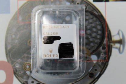 NEW Rolex 2135-6900-1 Indicatore della data Champagne Originale in blister