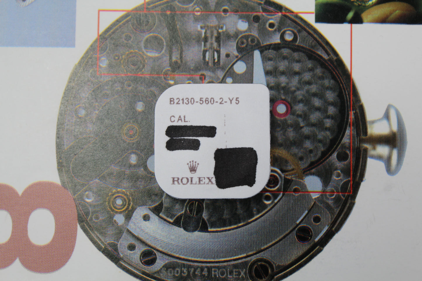 NEW Rolex 2130-560-2 Chiavetta Massa Oscillante Originale In Blister x1pc