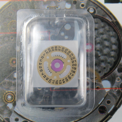 NEW Rolex 2135-6900-1 Indicatore della data Champagne Originale in blister