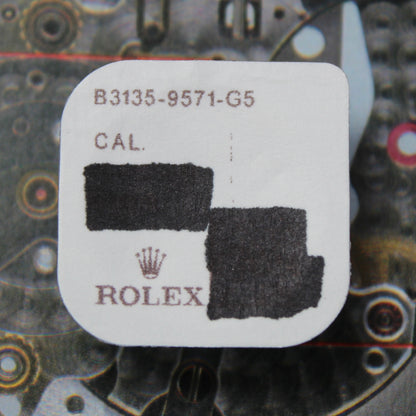 NEW Rolex 3130 3135-9571 Pietra della Massa Oscillante Sotto Nuovo In Blister