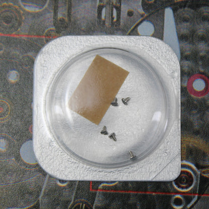 NEW Rolex 3135-5115 Vite per Brida della Chiavetta, Brida del Portapitone, Cricco, Molla del Tiretto, Scatto del Tiretto, Ponte del Pignone dei Minuti, Ponte dell’Ancora, Coprimeccanismo Nuovo In Blister 